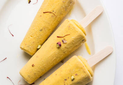 rajwari or rajwadi sweet kesar badam pista kulfi or ice cream candy